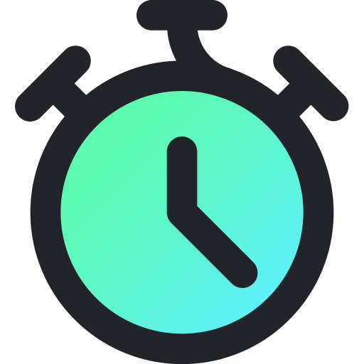 stopwatch Generic Lineal Color Gradient icoon