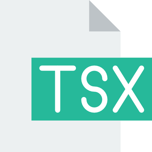 tsx Basic Miscellany Flat ikona