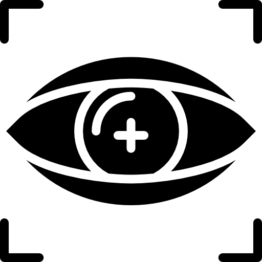 escaneo de ojos Basic Miscellany Fill icono