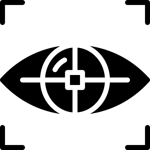 scansione dell'occhio Basic Miscellany Fill icona