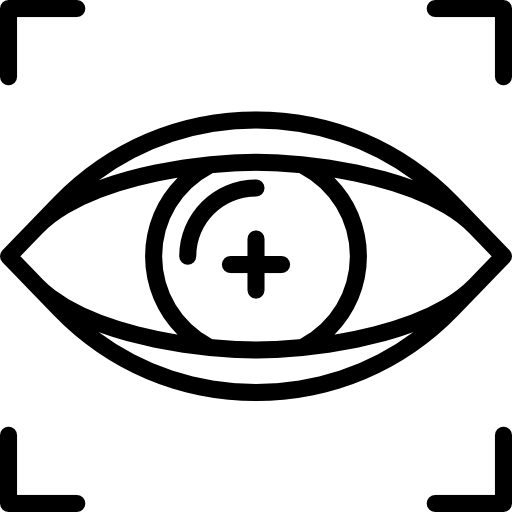 escaneo de ojos Basic Miscellany Lineal icono