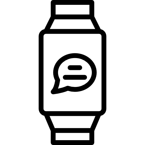 Smartwatch Basic Miscellany Lineal icon