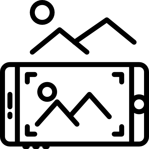 스마트 폰 Basic Miscellany Lineal icon