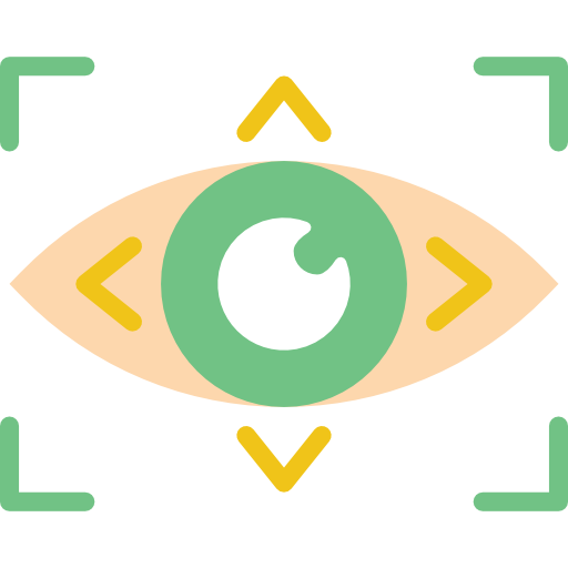 escaneo de ojos Basic Miscellany Flat icono