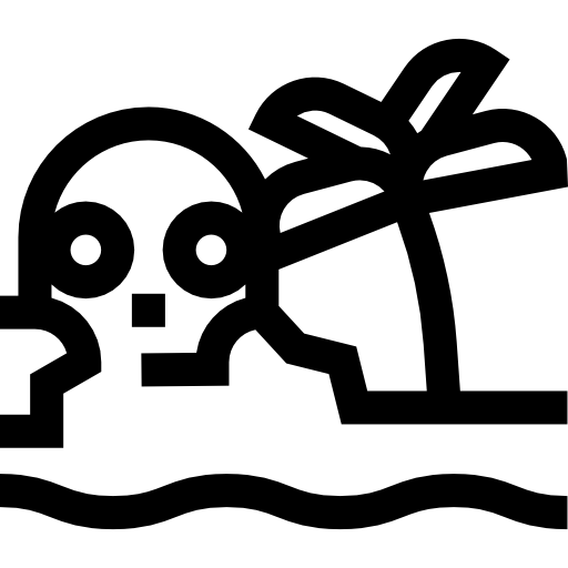 Island Basic Straight Lineal icon