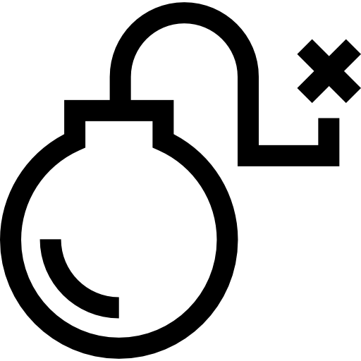 bomba Basic Straight Lineal icona