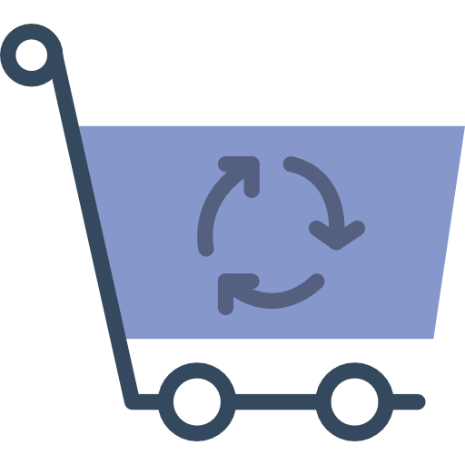 Shopping cart Basic Miscellany Flat icon