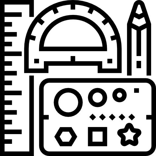 plantilla Detailed Straight Lineal icono