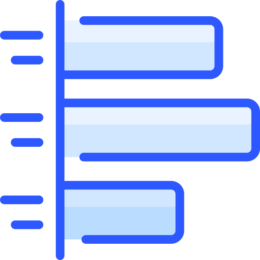 gráfico de barras Vitaliy Gorbachev Blue icono