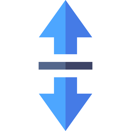 ridimensiona Basic Straight Flat icona