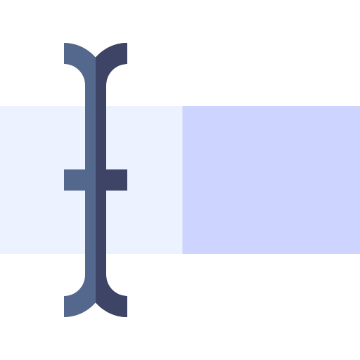 テキストボックス Basic Straight Flat icon
