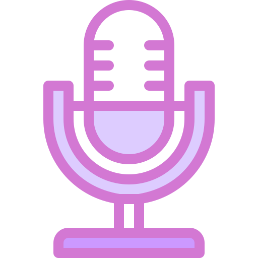 mikrofon Detailed color Lineal color ikona