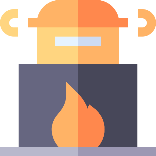 cremación Basic Straight Flat icono