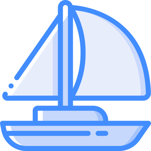 Sailing Basic Miscellany Blue icon