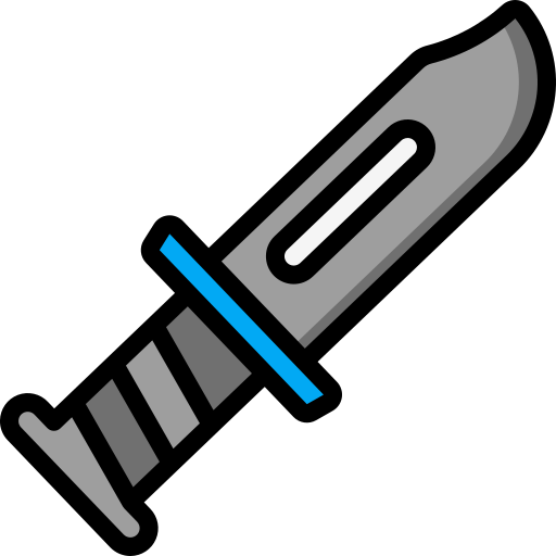 Knife Basic Miscellany Lineal Color icon
