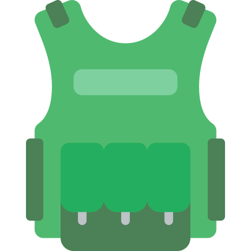 Vest Basic Miscellany Flat icon