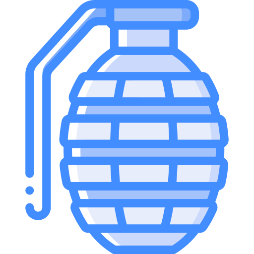 Grenade Basic Miscellany Blue icon