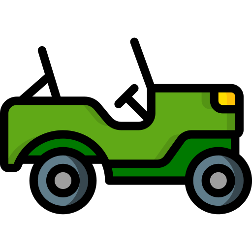 Jeep Basic Miscellany Lineal Color icon