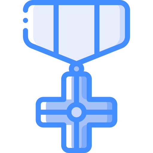 medal Basic Miscellany Blue ikona