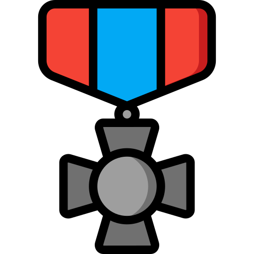 Medal Basic Miscellany Lineal Color icon