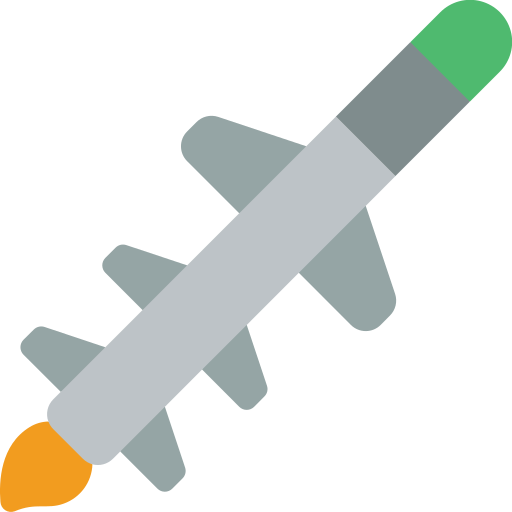 ミサイル Basic Miscellany Flat icon