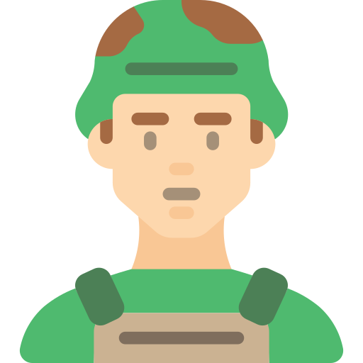 Żołnierz Basic Miscellany Flat ikona