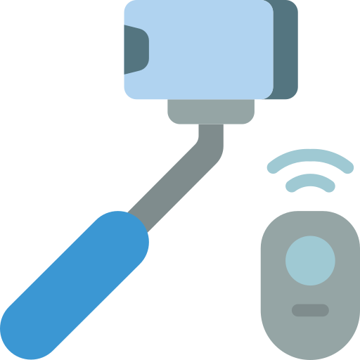 selfie-stick Basic Miscellany Flat icon