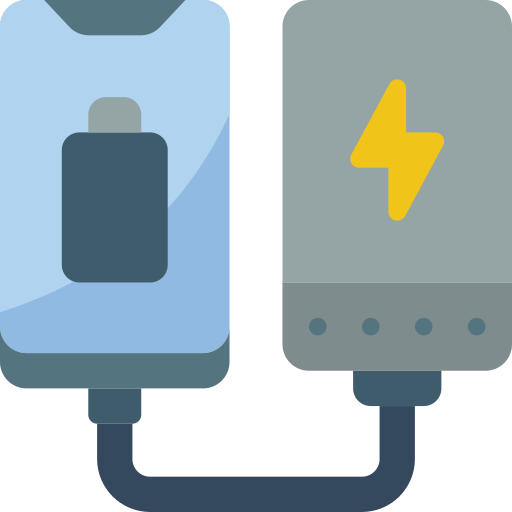 tragbare batterie Basic Miscellany Flat icon