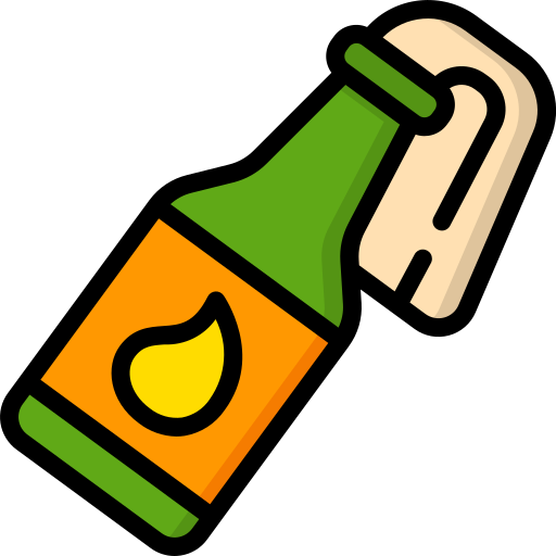 Bottle Basic Miscellany Lineal Color icon