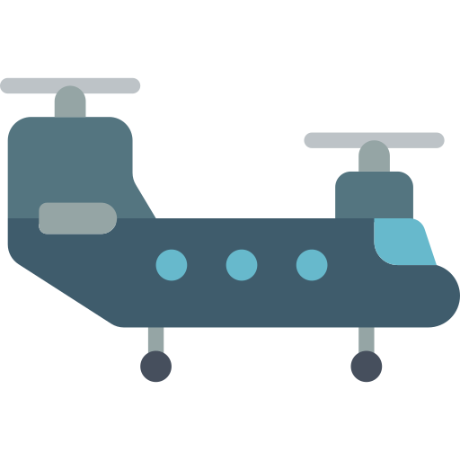 helicóptero Basic Miscellany Flat icono