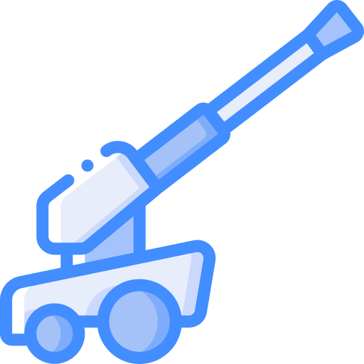 artillerie Basic Miscellany Blue Icône