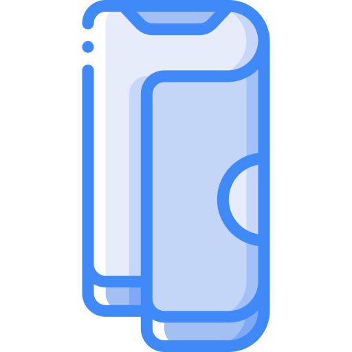 telefono pieghevole Basic Miscellany Blue icona