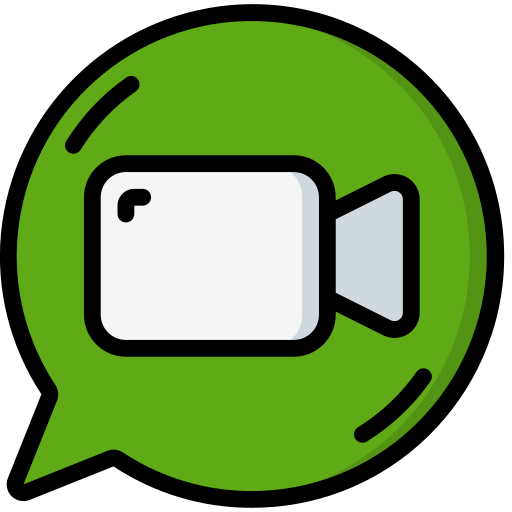 video-chat Basic Miscellany Lineal Color icon