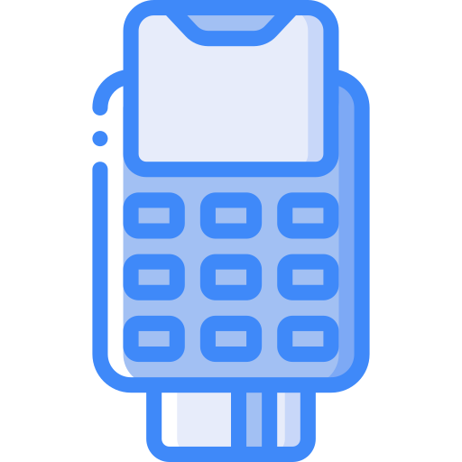 terminal de point de vente Basic Miscellany Blue Icône