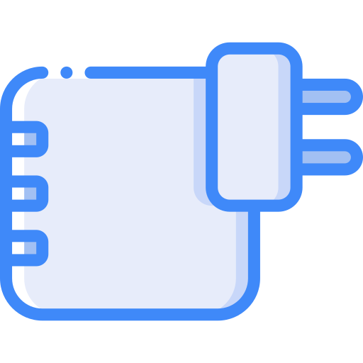 adapter Basic Miscellany Blue icon