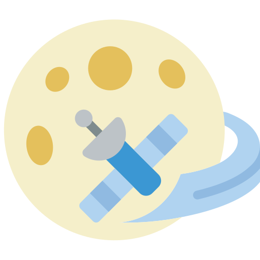 Moon Basic Miscellany Flat icon