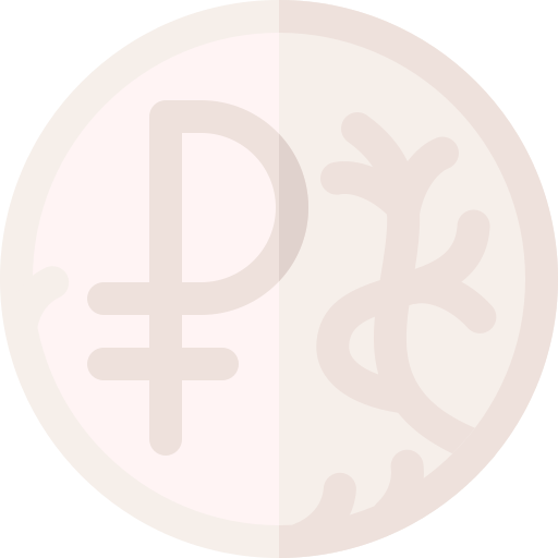 Рубль Basic Rounded Flat иконка