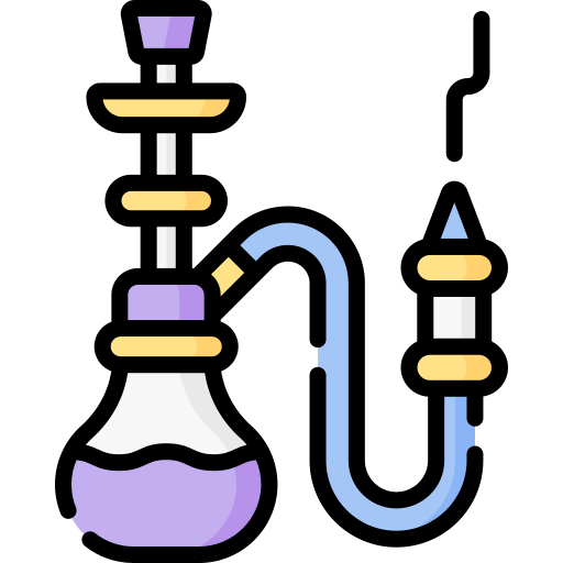 물 담배 Special Lineal color icon