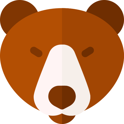 Bear Basic Rounded Flat icon