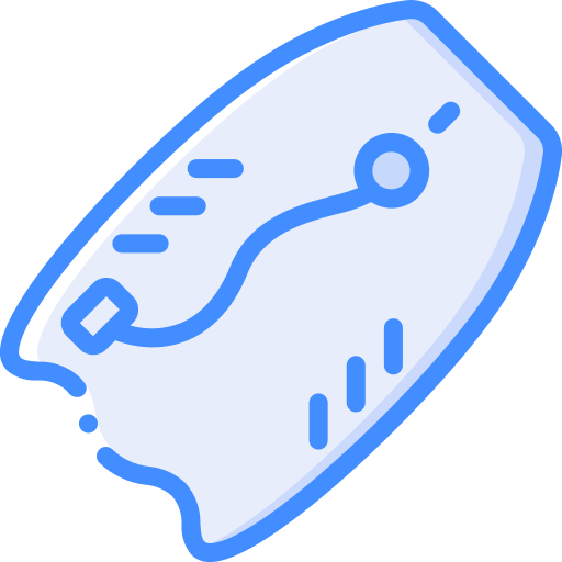 Bodyboard Basic Miscellany Blue icon