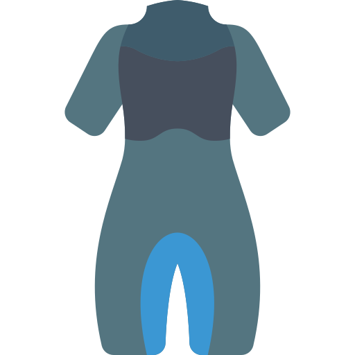 wetsuit Basic Miscellany Flat icoon