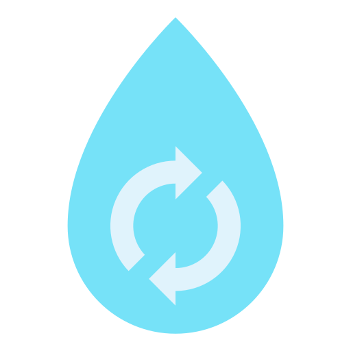el ciclo del agua Good Ware Flat icono