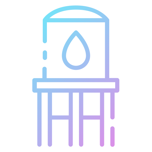 torre de agua Good Ware Gradient icono