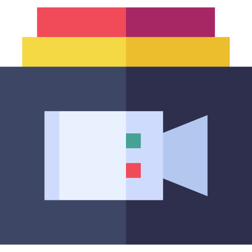 비디오 파일 Basic Straight Flat icon