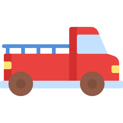 pick-up vrachtwagen Special Flat icoon