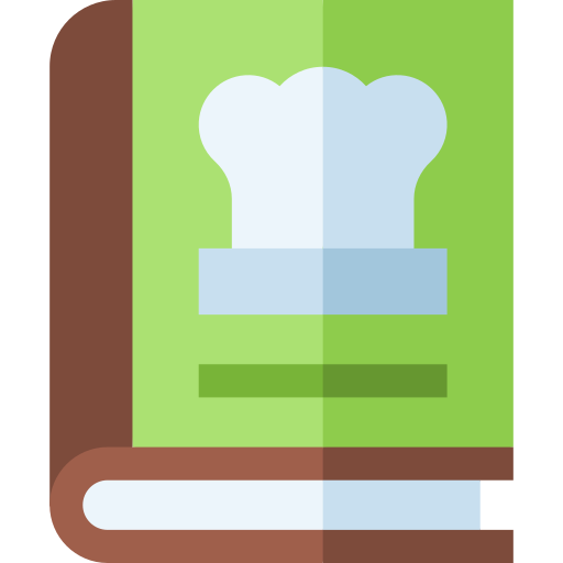 libro di ricette Basic Straight Flat icona