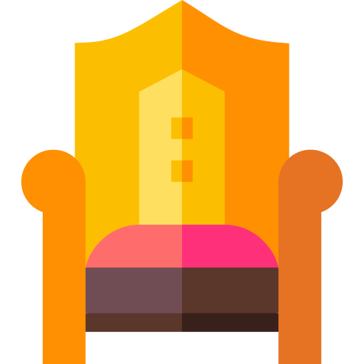 trono Basic Straight Flat icono