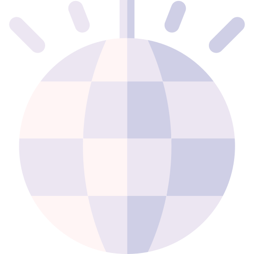ミラーボール Basic Rounded Flat icon