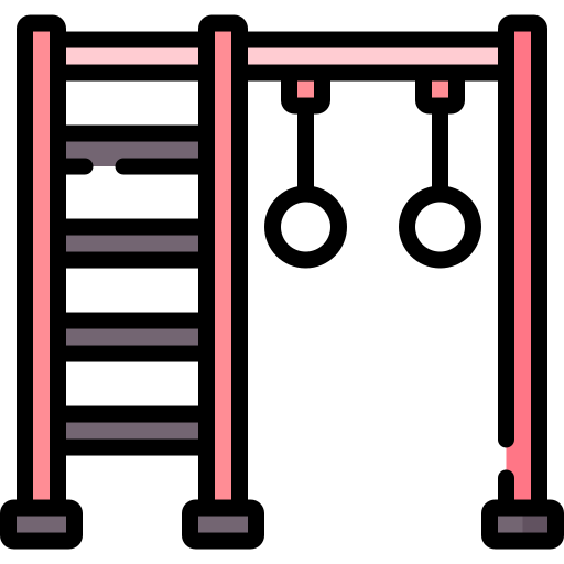 Monkey bars Special Lineal color icon