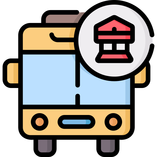 autobús Special Lineal color icono